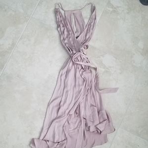 Express Lavender Wrap Dress